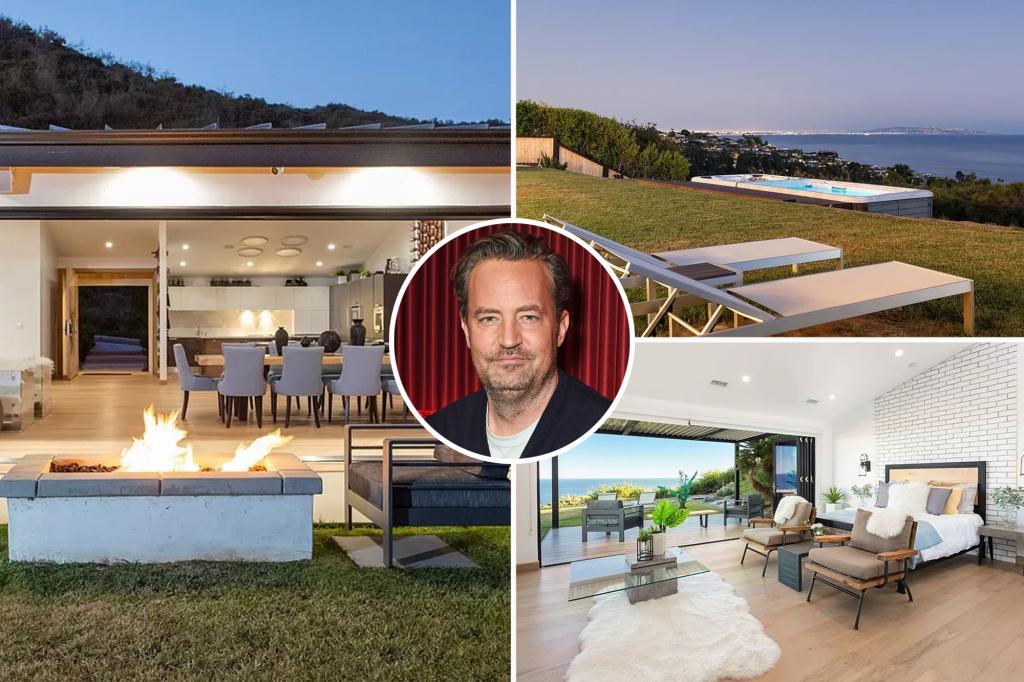 Matthew Perry's Batman-themed LA mansion is quietly selling for $8.5 million a year after his tragic hot tub death.